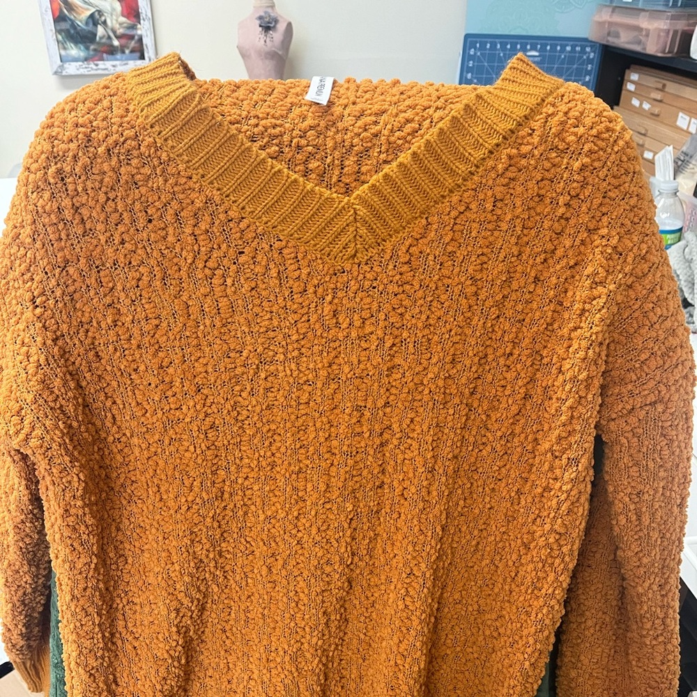 Popcorn sweater tunic